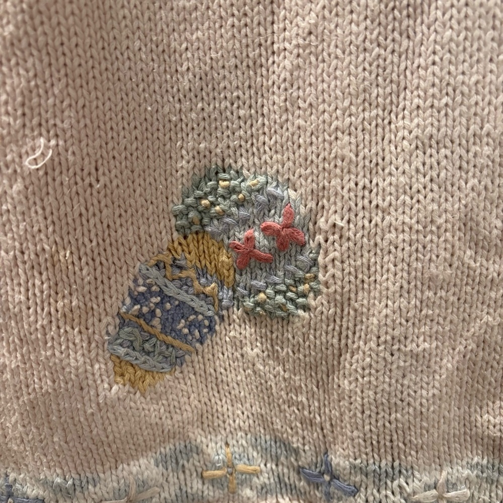 Talbots Vintage Easter Vest - Picture 8 of 8